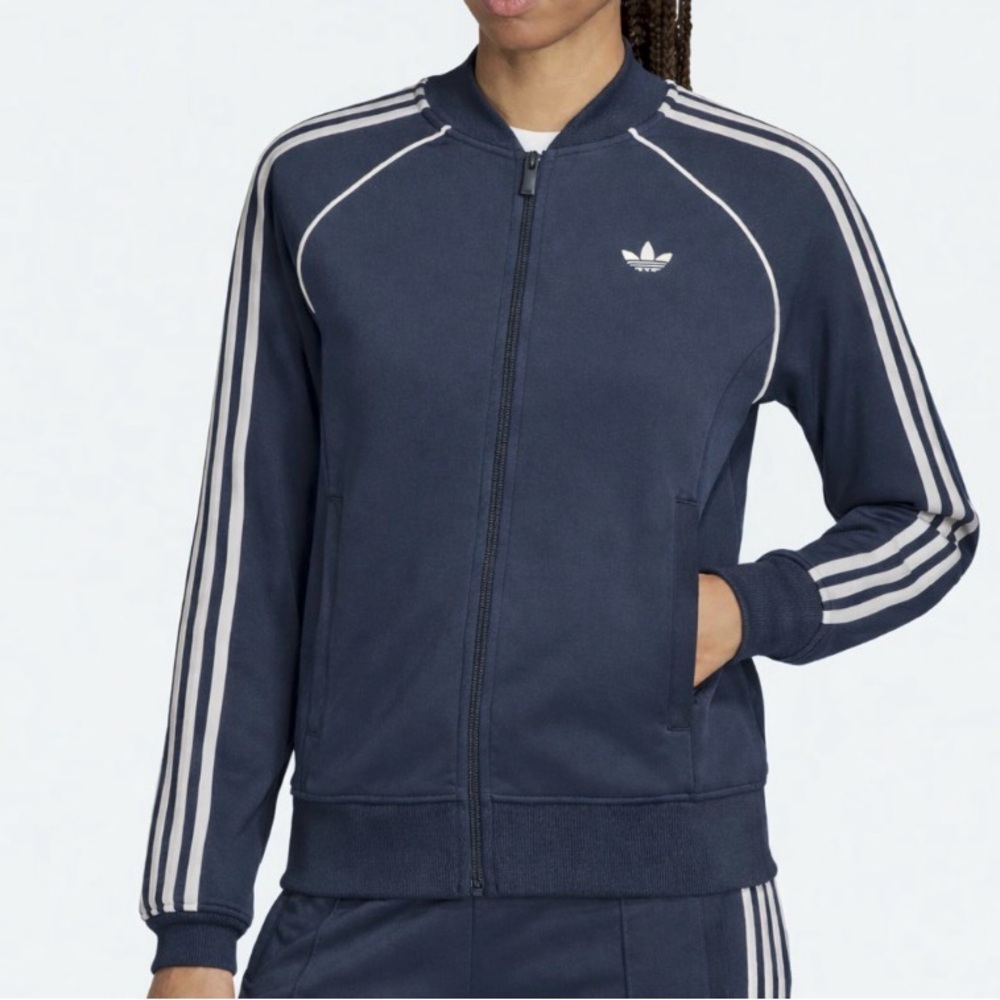 Like New Women’s Adidas Navy Blue SST Tracktop Jacket